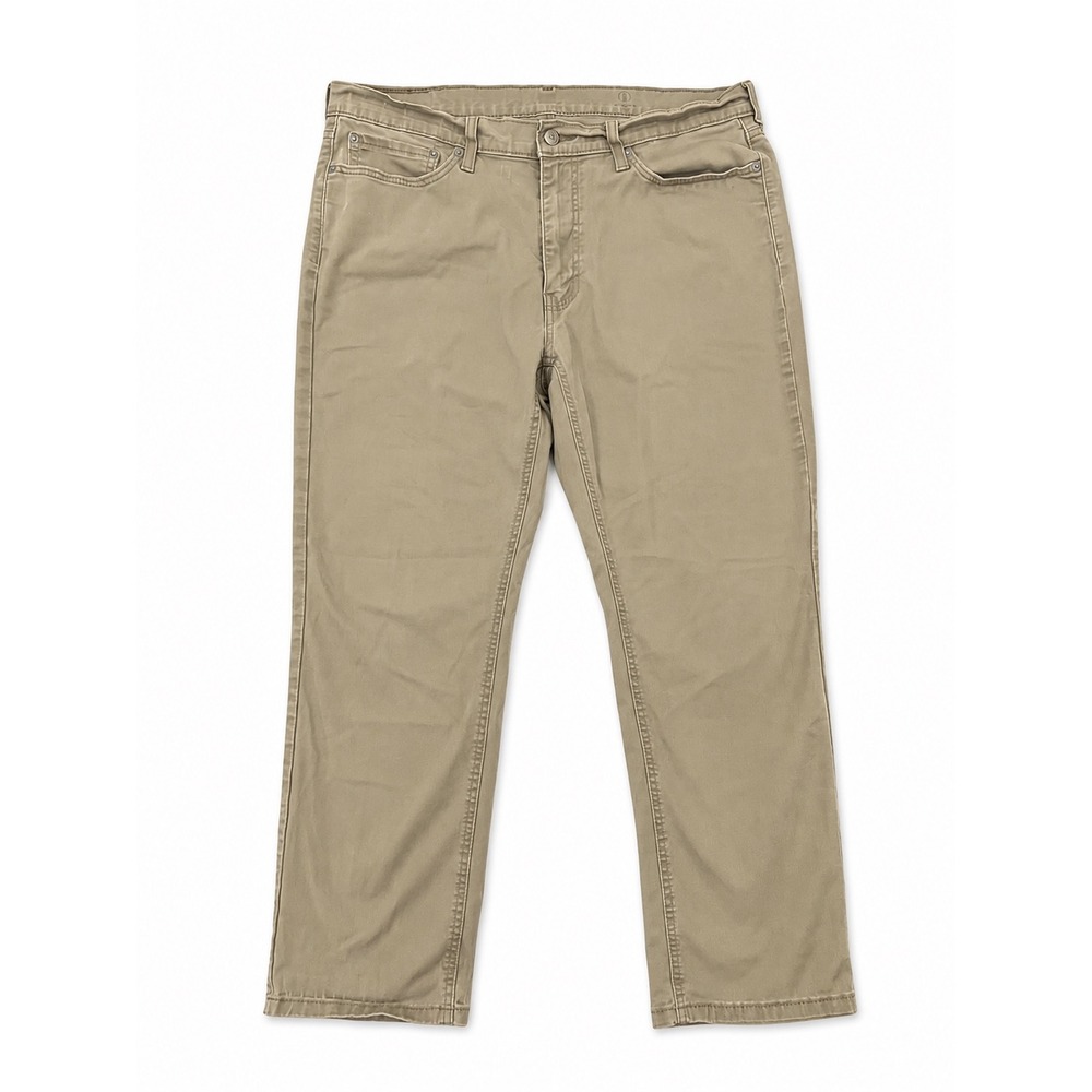 Levi's 541 Athletic Taper Men's Khaki Tan Pants Size 36x30 Stretch